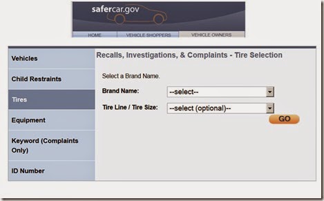 safercar.gov recall check