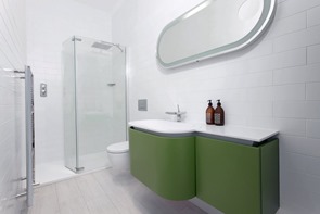 The Glass House / AR Design Studio baño-moderno