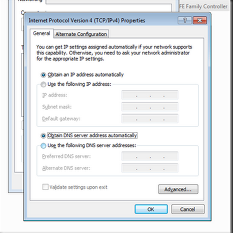 How to Change IP address and DNS Server in Windows 7