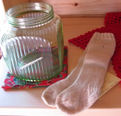 My Knit socks from Grandma Y