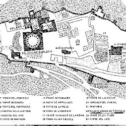 45 - Plano de la Alhambra de Granada 2