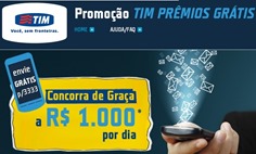 promocao tim premios gratis www.timpg.com.br