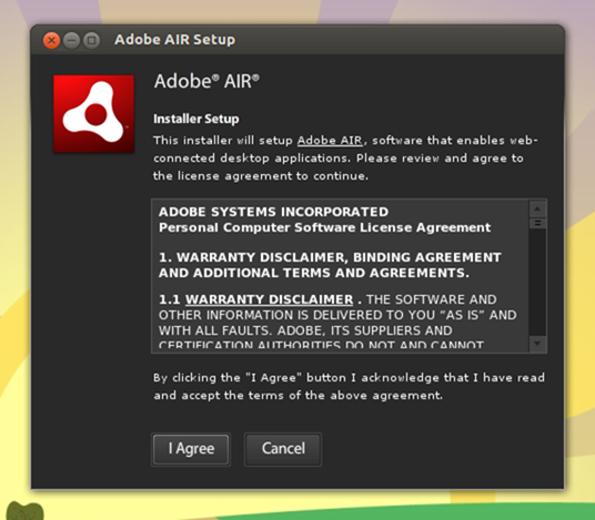 Ubuntu Adobe Air