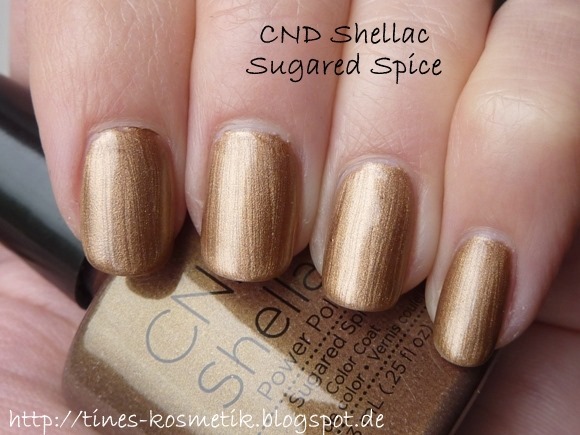 CND Shellac Sugared Spice 1
