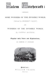 Cotton mather wonders invisible world essay