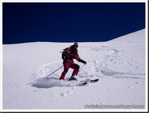 Arista NO y Descenso Cara Oeste con esquís (Pico de Arriel 2822m, Arremoulit, Pirineos) (Isra) 9475