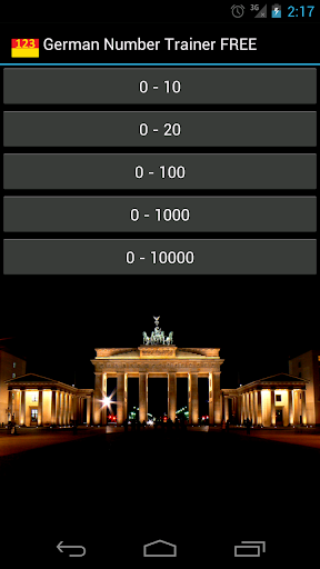 German Numbers Trainer FREE