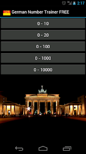 Free German Numbers Trainer FREE APK for Android