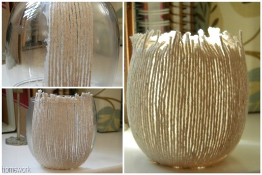 Twine Vase Collage