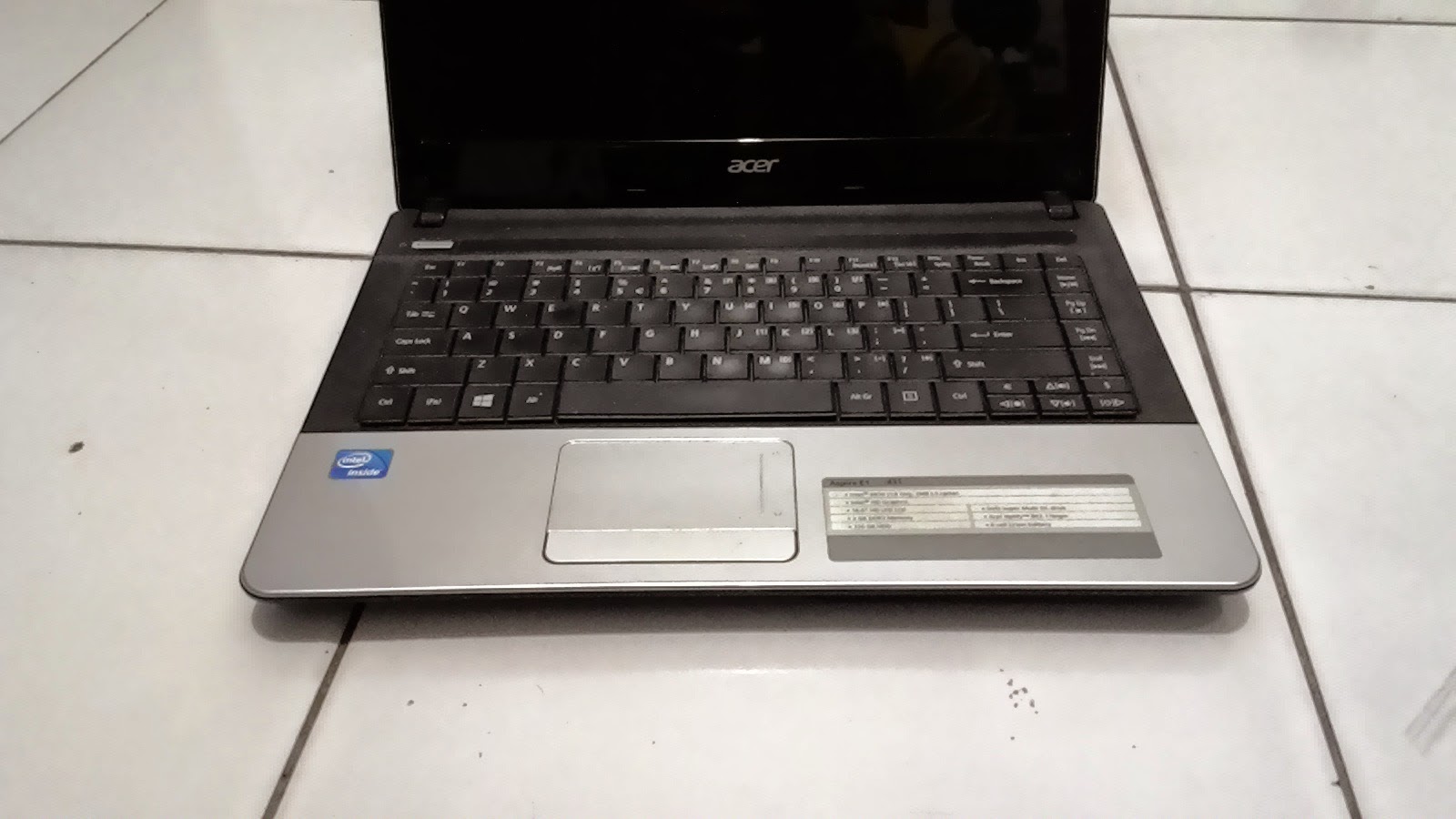 acer e1 431 intel Generasi ke 3 harga sold out - GUDANG 