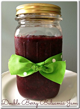 double berry balsamic jam
