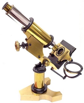 mikroskop medan gelap