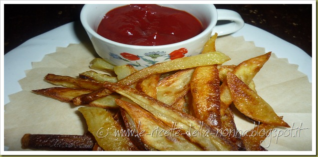 Patate al forno simil-fritte con ketchup italiano (7)