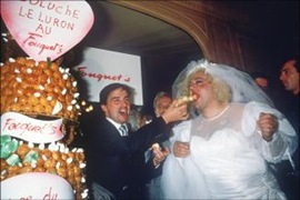 mariage coluche le luron