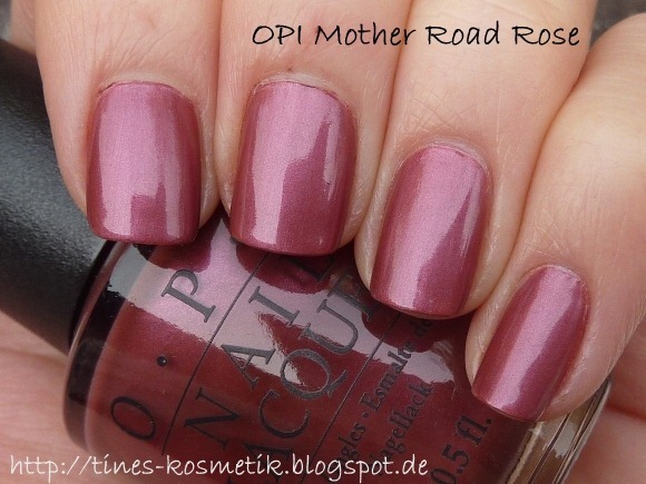 OPI Mother Road Rose 4
