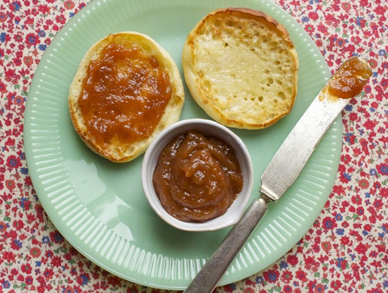 Apple Butter with English Muffins