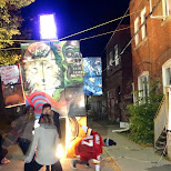 street party at Nuit Blanche 2014 in Toronto, Canada 