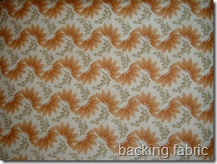 backing fabric