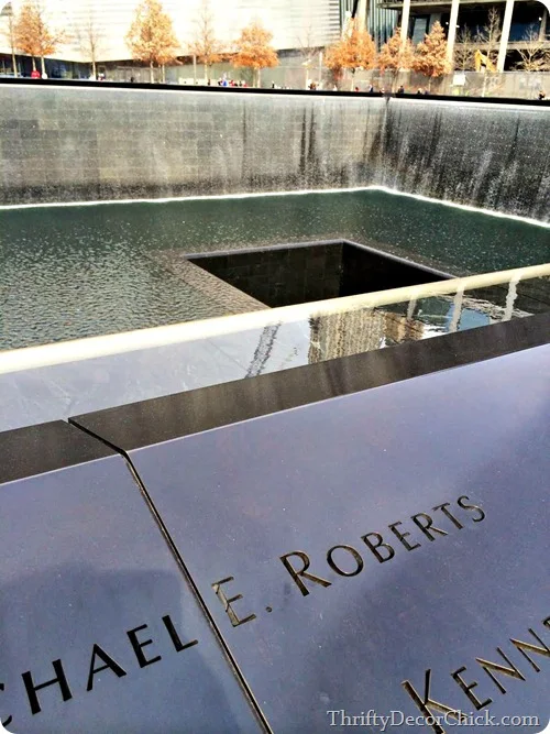 World Trade Center Memorial fountain