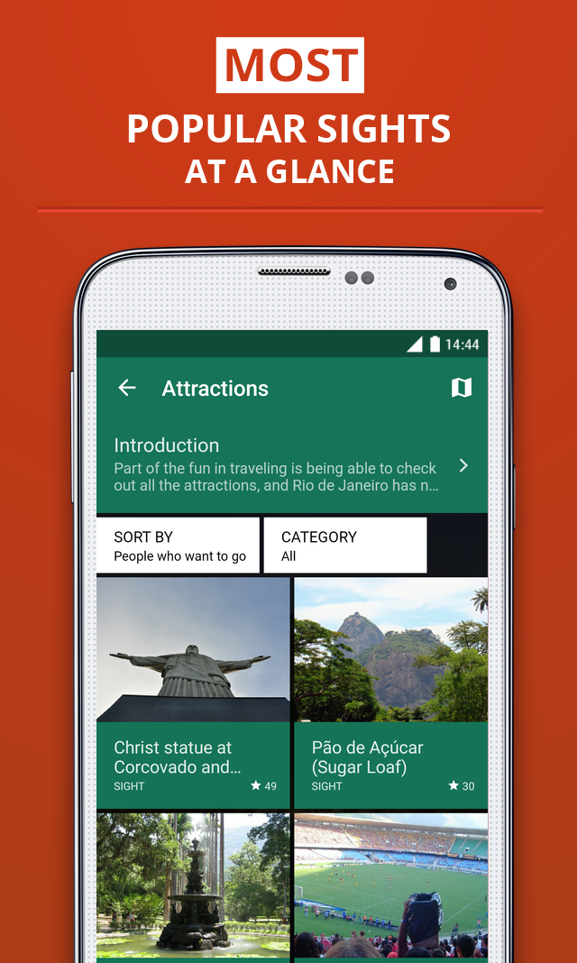 Rio de Janeiro Premium Guide Screen 2
