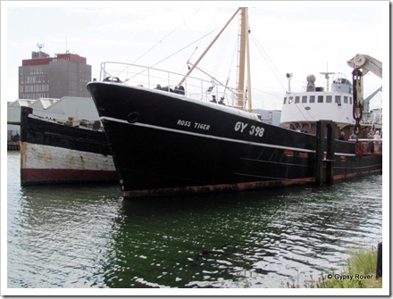 A sidewinder trawler built in 1957 and fished until 1984. It was then used as an oil rig tender boat until 1992.