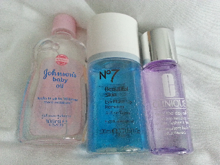 Save, Spend, Splurge - Eye Make Up Remover, Baby Oil, No7 and Clinique