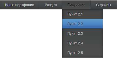 горизонтальное меню на css горизонтальное меню на css