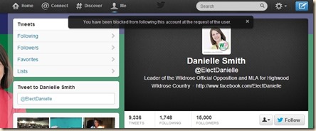 Danielle Smith Blocked Me 3