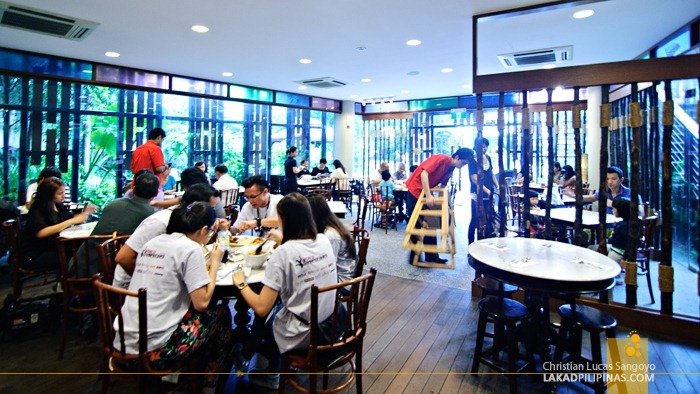 Inside Tastes of Asia at Sentosa, Singapore
