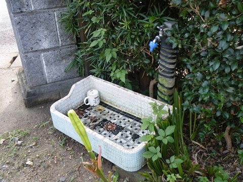 漏水していると思われる外構散水栓