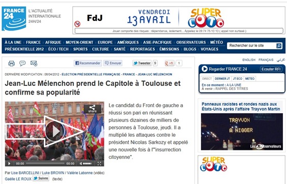 Mélenchon France24