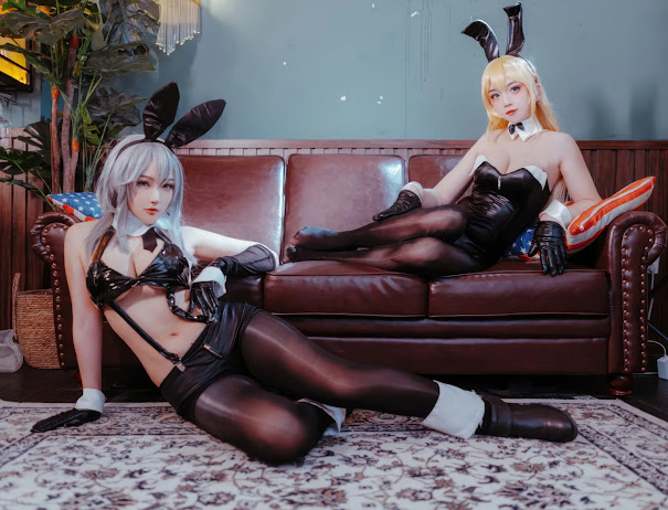 Coser@刺青Poi &隼隼子 碧蓝航线 北卡罗来纳+华盛顿 兔女郎