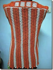 crochet top orange 3