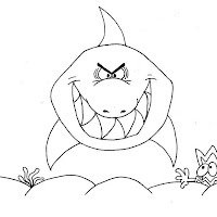 SEA ANIMALS COLORING PAGES