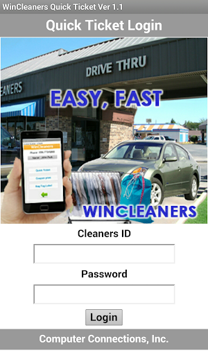 WinCleaners Quick Ticket