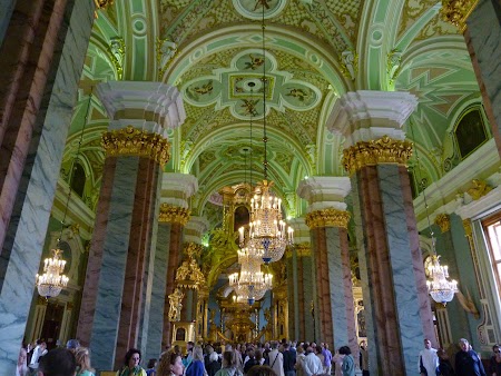 Circuit Rusia: Interior biserica Sf. Petru si Pavel - St. Petersburg