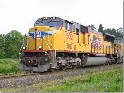 IMG_6295 Union Pacific SD70M #5021 at Peninsula Jct on May 12, 2007