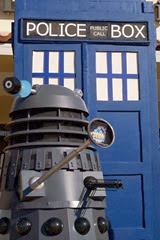 Joe Dalek and TARDIS at British Emporium