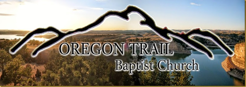 Oregon Trail Logo with background