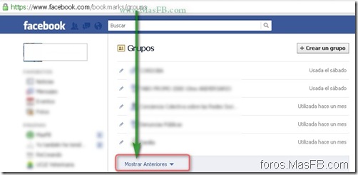 Mostrar todos los grupos en Facebook Mostrar todos los grupos en Facebook
