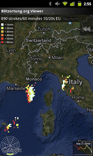 Blitzortung Lightning Monitor