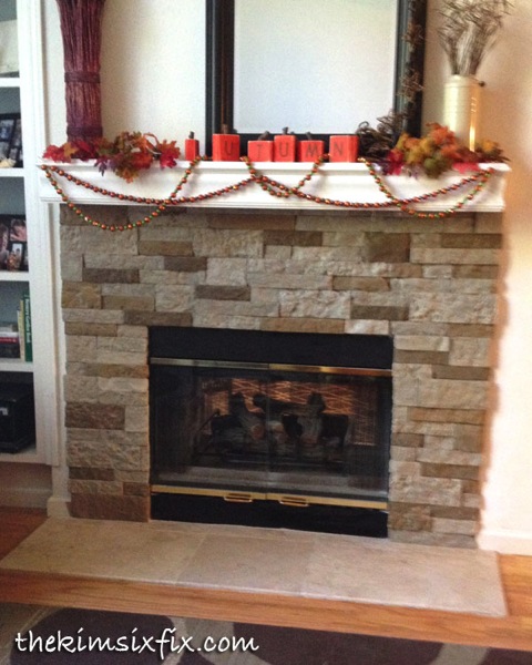 Final airstone fireplace
