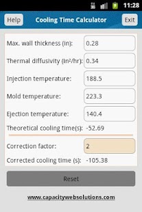 Free Cooling Time Calculator APK for PC