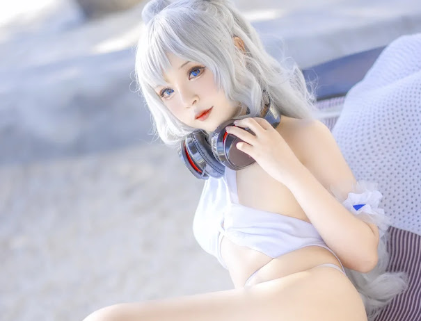 Coser@Sayo Momo Azur Lane Le Malin Bikini