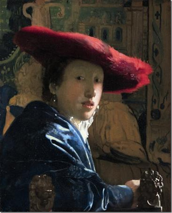 Ragazza con il cappello rosso, 1665-1667 ca - National Gallery of Art, Washington
