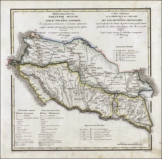 614px-Карта_Кавказской_области_и_Земли_Горских_Народов_(1821)
