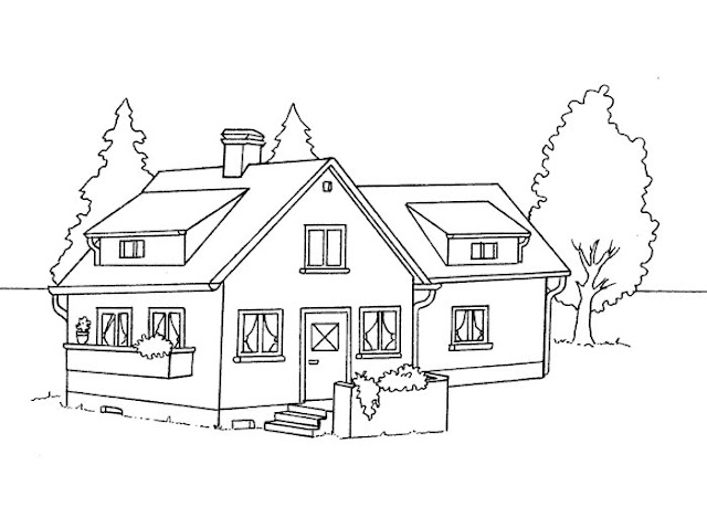TIPOS DE CASAS DESENHOS TIPOS DE CASAS PARA COLORIR