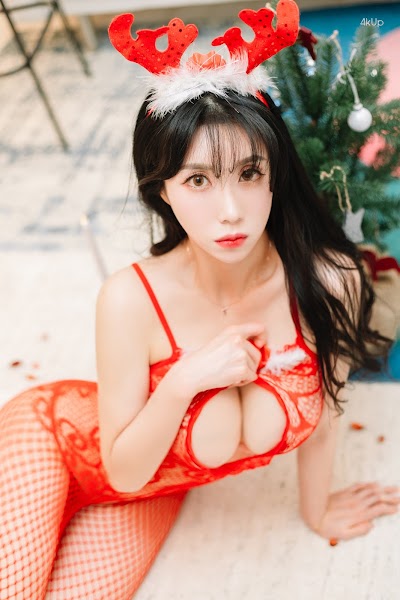 Korean beauty 韩国美女sia – christmas costumes 圣诞节服饰