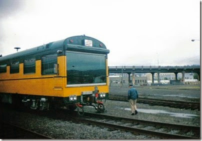 004-5 C&NW Inspection Car #420 Fox River at Portland Union Station in September 1995