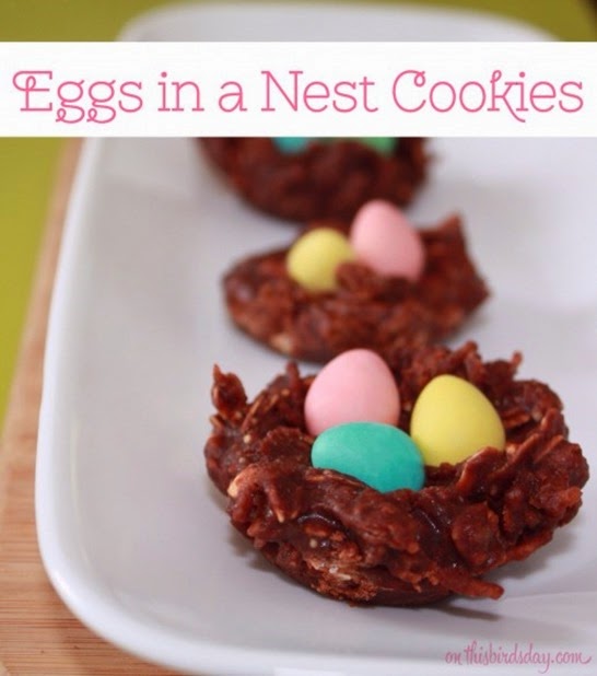eggs in nest cookies